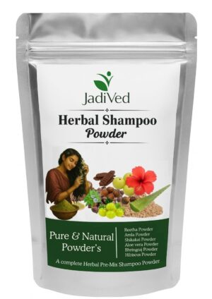 Home natural herbal shampoo powder jadived